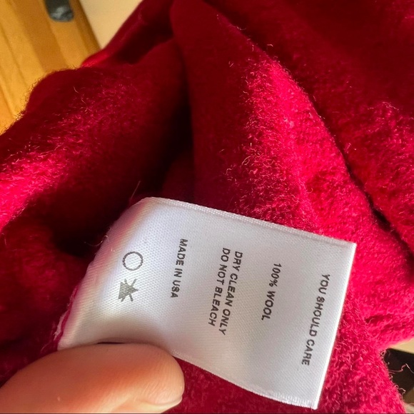 BNWT KkCo Boiled Wool Polo Size XS - Picture 5 of 6